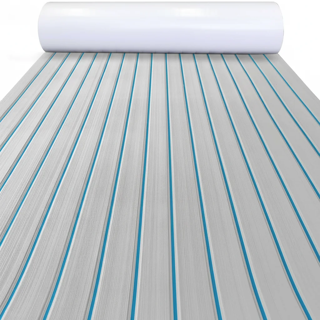 2.4*1.2m Zelfklevende EVA Foam Boot Marine Vloeren Faux Teak Dek Vel voor Jacht kajak diy decoratie materiaal RV Vloermat