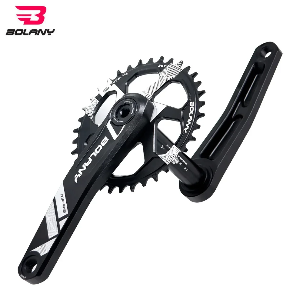 

BOLANY MTB Bicycle Crank Set 34/36T Bike Disc CNC Direct Mounted Crankset Aluminum Alloy 170mm Crank With Central Axis Cycling