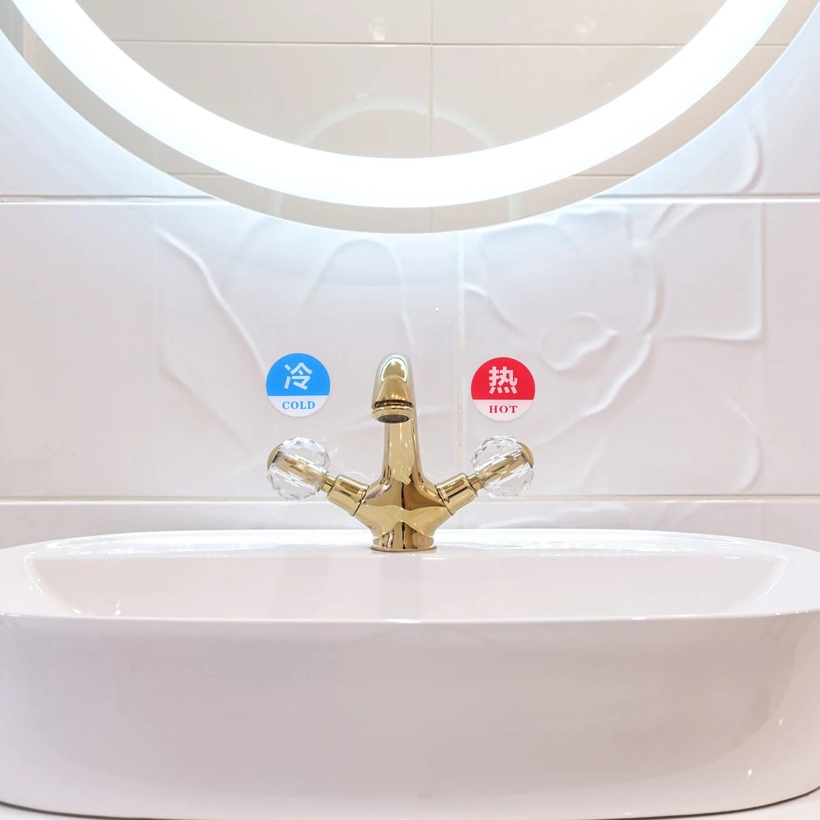 Рисунок 6 - знаки горячей и холодной воды