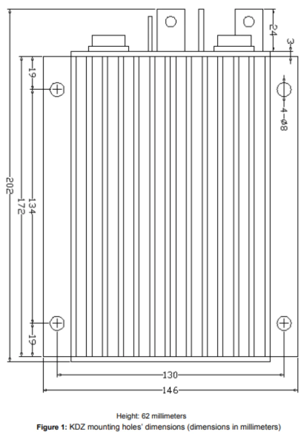 Kelly KDZ Brushed DC Series/PM Motor Controller (12V-120V) (200A-800A)