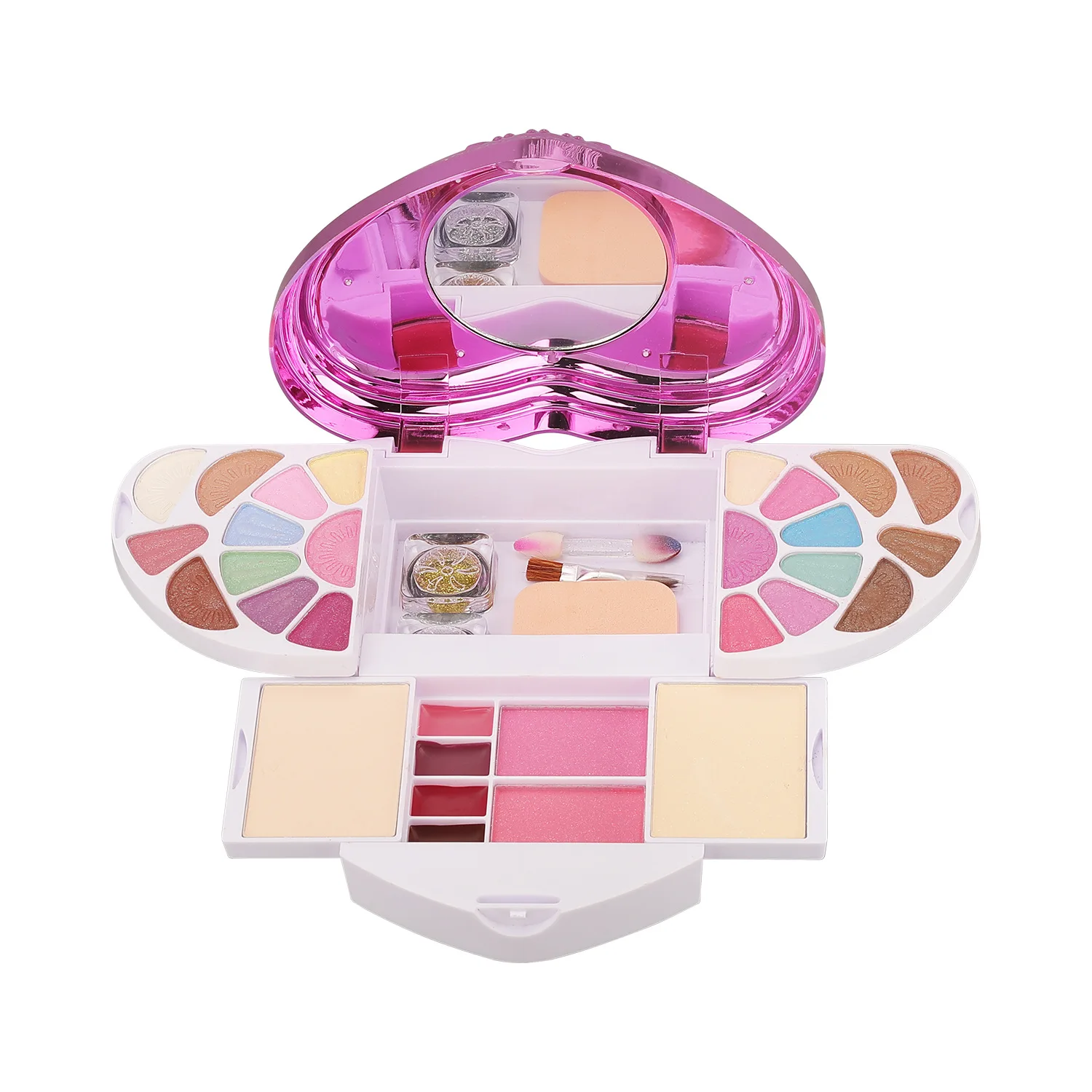 Makeup Gift Sets for Women Full Kits All in One 32 Colors Face Powder Eyeshadow Palette Make up Lip Eye Shadow Highlighter Brush