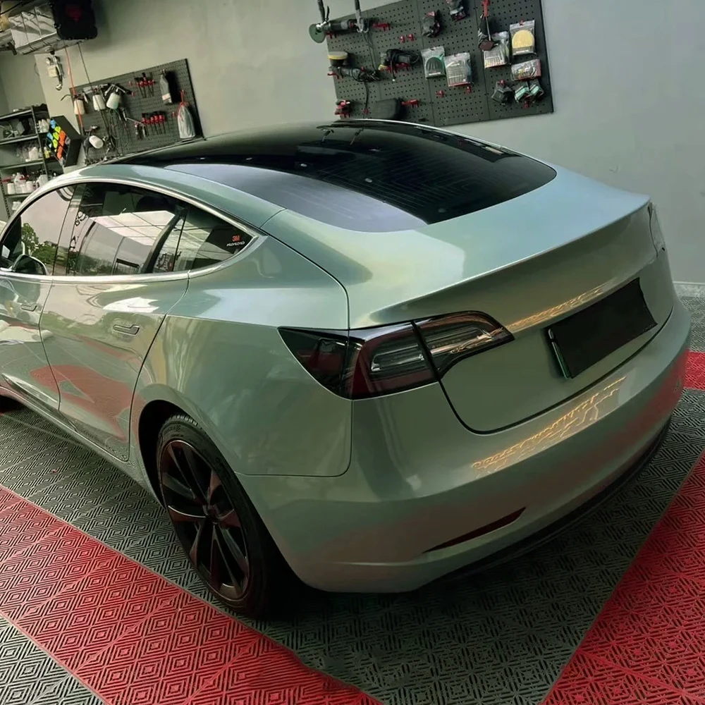 Car Vinyl Wrap Film Mica Green - Air Bubble Remover review and price
