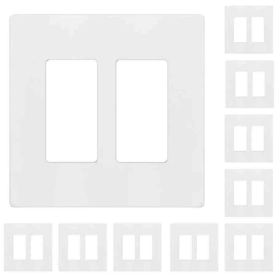 

Декоративные настенные накладки без винтов для защиты от детей, глянцевое покрытие, средний размер, 2-х местные, 4.88 В x 4.92 Д, небьющийся поликарбонат