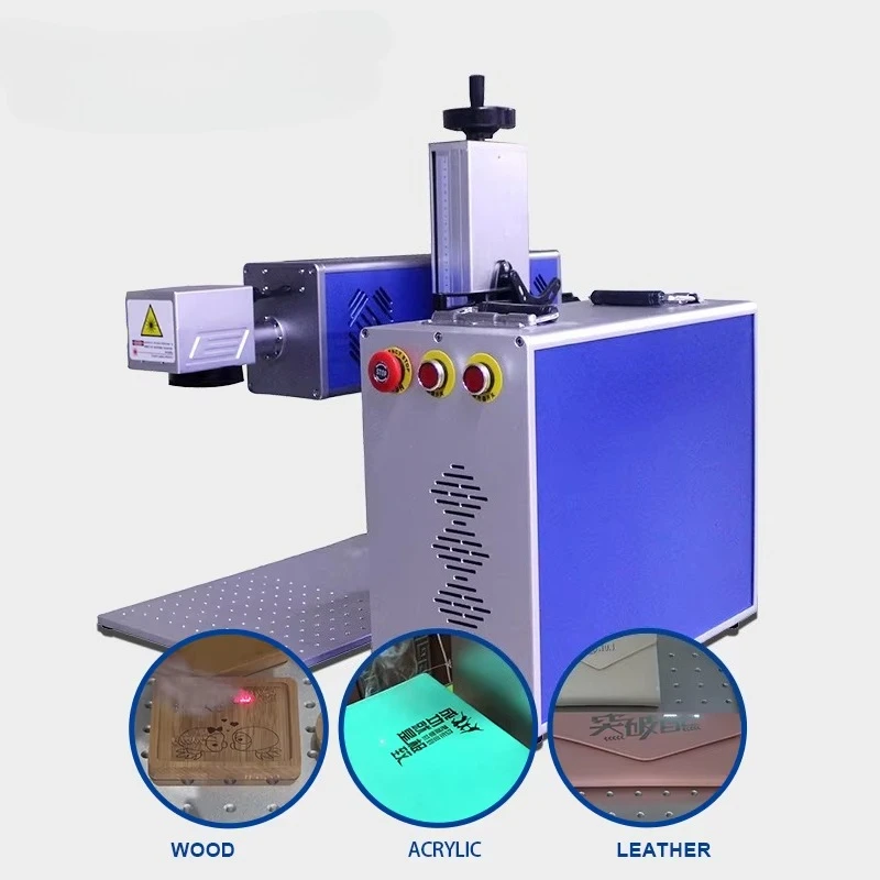 TH-30S 30W Portable Desktop CO2 Laser Marking Marker Machine for Leather Paper Plastic Glass Ceramic Acrylic Laser Engraving
