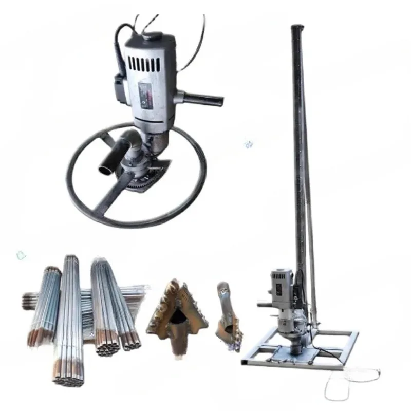 2500W Household Well Drilling Machine Handheld Agricultural Drilling Rig High Power