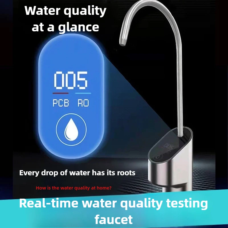 

Water purifier 304 stainless steel household TDS value display intelligent Faucet 1/4" 3/8" 24V Touch Screen water faucet