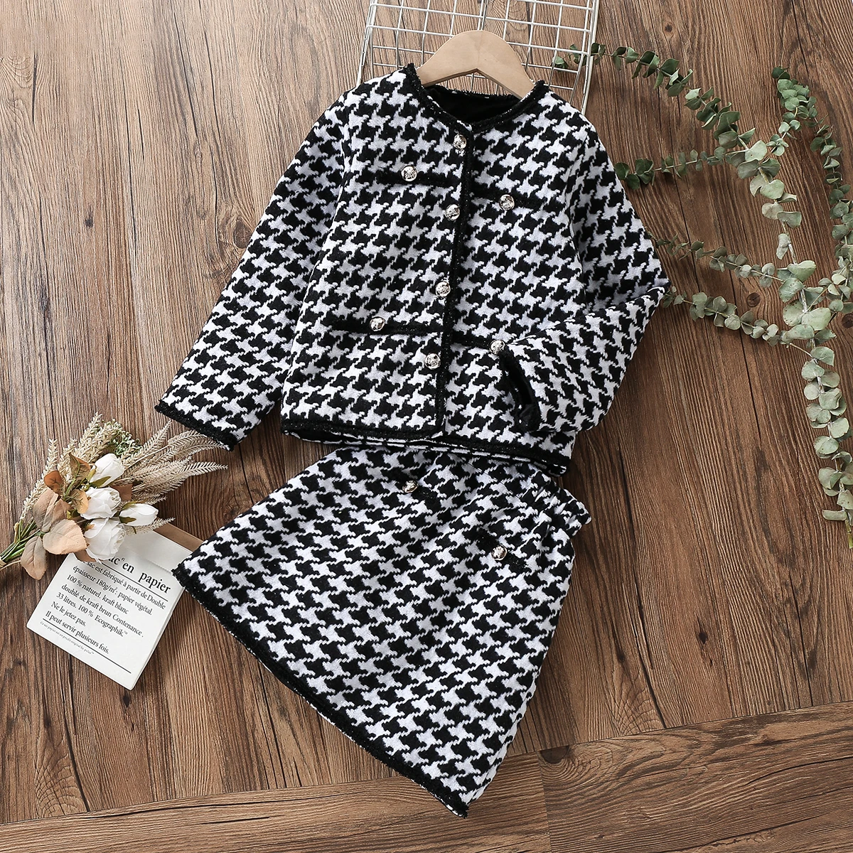 Baby Girls Suits Spring Kids Plaid Sets Clothes Coat & Skirt School Unifom Children Costumes for Teenagers Outfits 6 8 10 Years