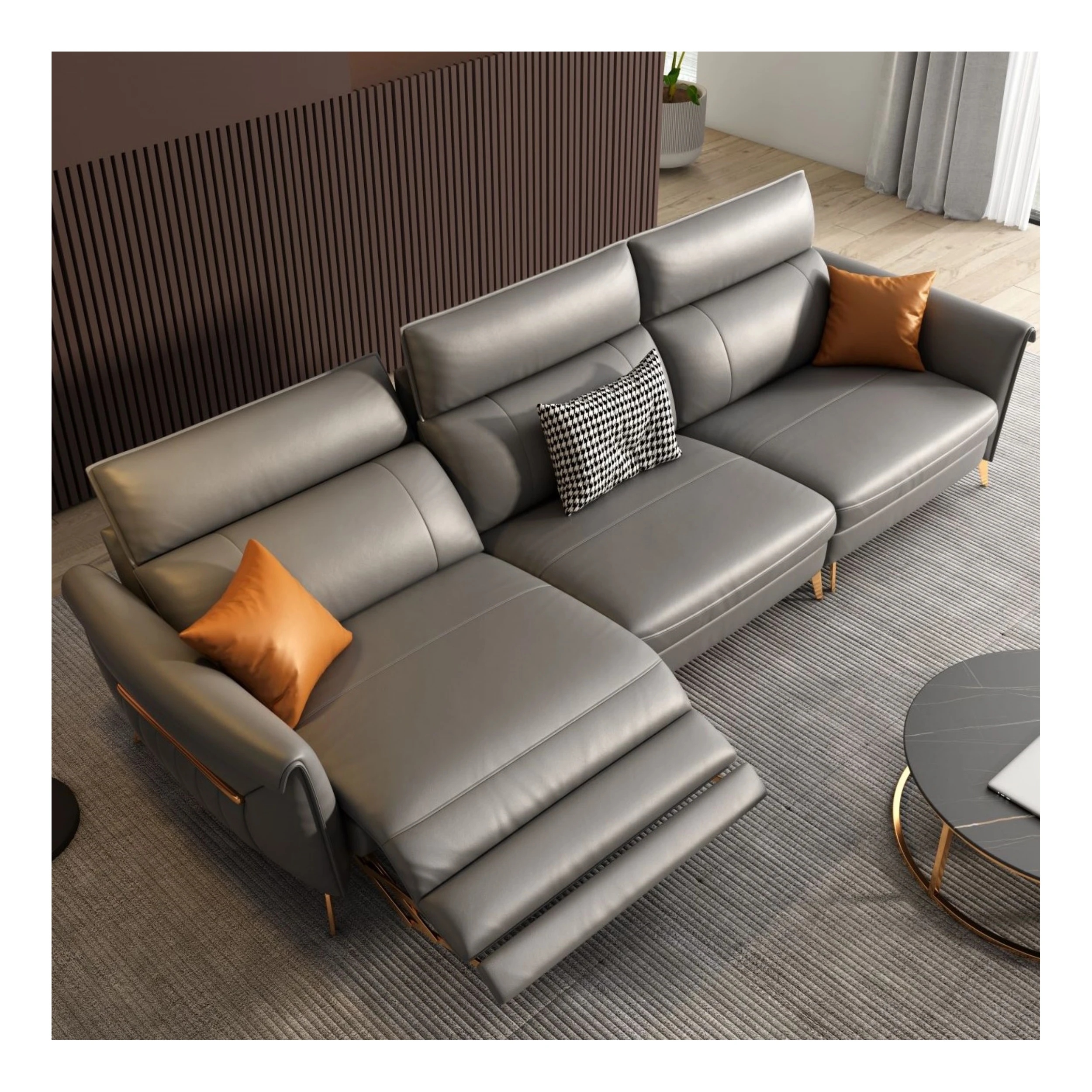 

Electric Recliner Sofa Set Modern 3 Seater Modern Sofa Multifunction Sofa Chair For Living Room