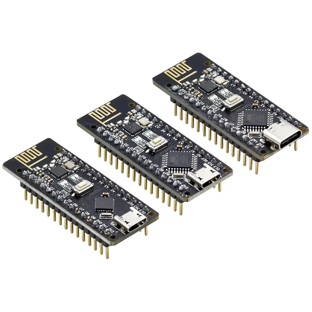 RF-Nano for Arduino Nano V3.0, Micro USB Nano Board ATmega328P QFN32 5V 16M CH340, Integrate NRF24L01+2.4G wireless original