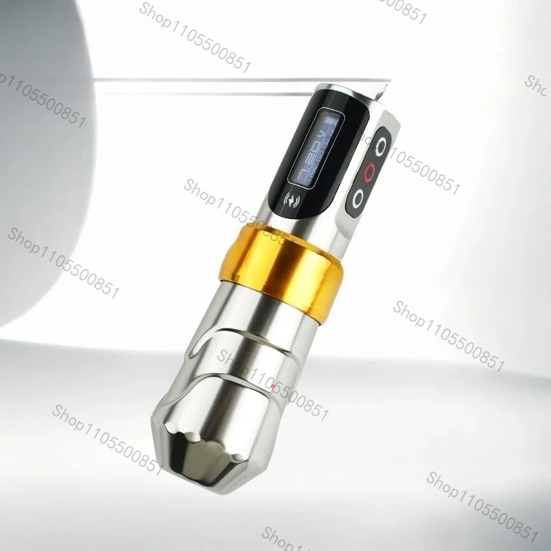 Wireless tattoo pen titanium tube full body tattoo high efficiency power dual battery all-in-one machine Mada machine