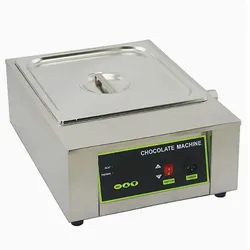 220V 1/2 Lattice Electric Chocolate Melting Machine Digital Display Chocolate Melting Furnace Machine Heating Stove