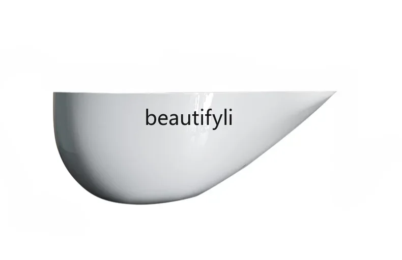 Front Desk Paint Modern Reception Desk Beauty Salon Cashier Fashion Personality Fiberglass Bar Counter