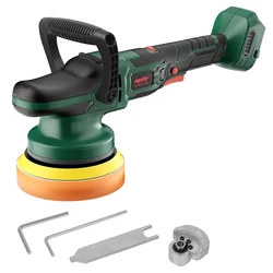 Car Polishing Machine for Makita 18V Battery, Cordless Orbital polisher, Brushless Motor, 6-stage speed, 5500 OPM(Tool Only)