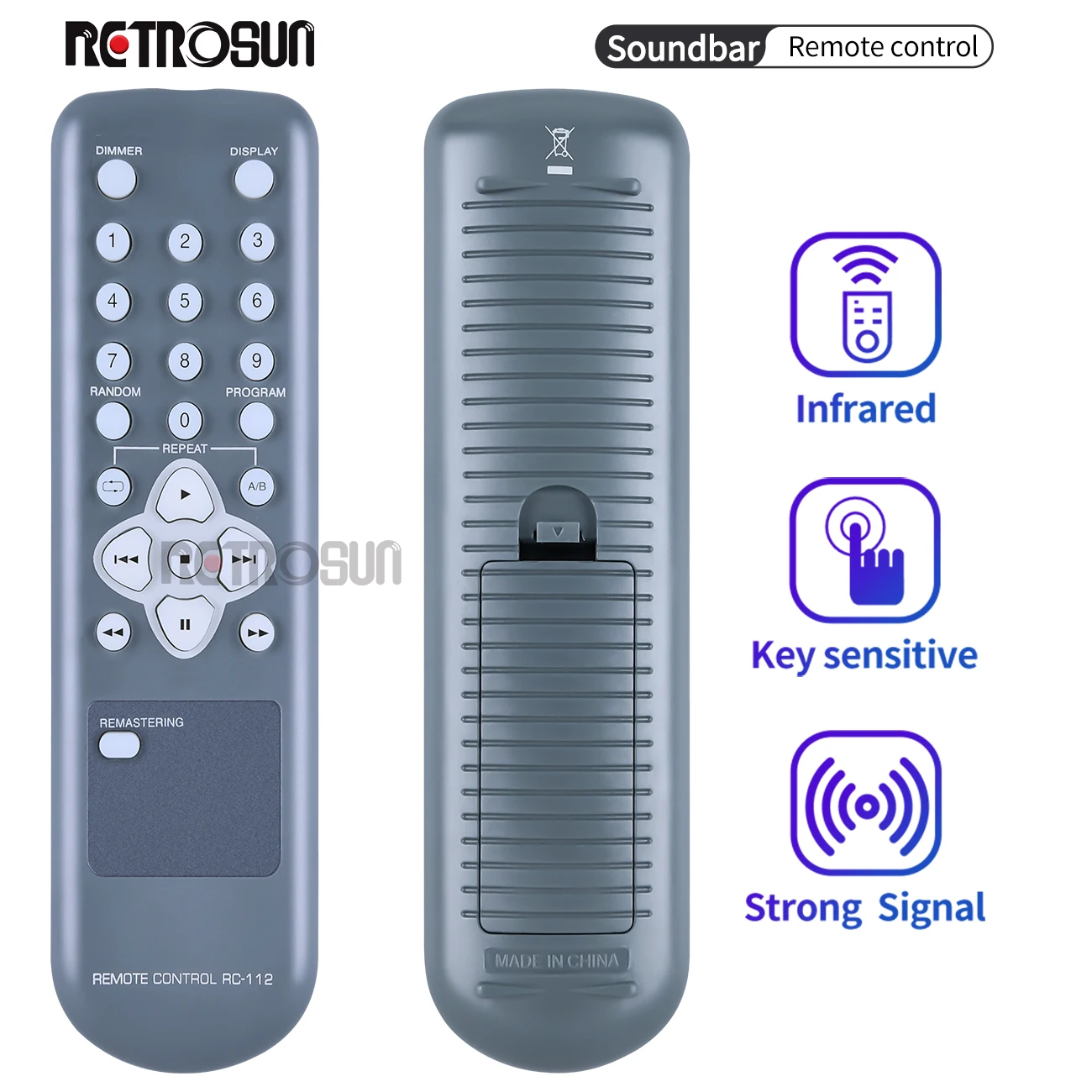 RC-112รีโมตคอนโทรลใหม่สำหรับรีโมตคอนโทรลของเชอร์วู้ด