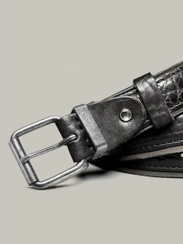 الرجعية دائم للجنسين الدورية مشبك جديد الذهب والفضة سبائك حزام مشبك للرجال النساء واسعة حزام الجينز التنانير أبازيم الإكسسوارات