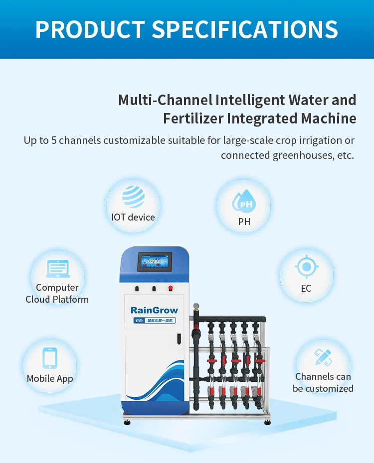 Sistema automático de fertilizante, sistema de irrigação agrícola, água automática e máquina de fertilizante inteligente para estufa