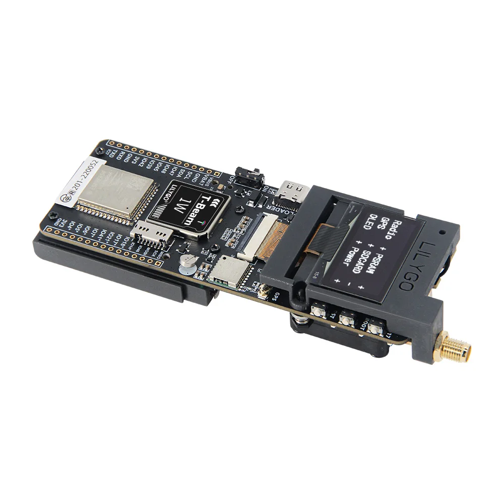 T-Beam 1W ESP32-S3 LoRa 모듈 SX1262 830–945MHz(1.3인치 OLED 및 GPS 포함) F550 배터리와 호환 가능