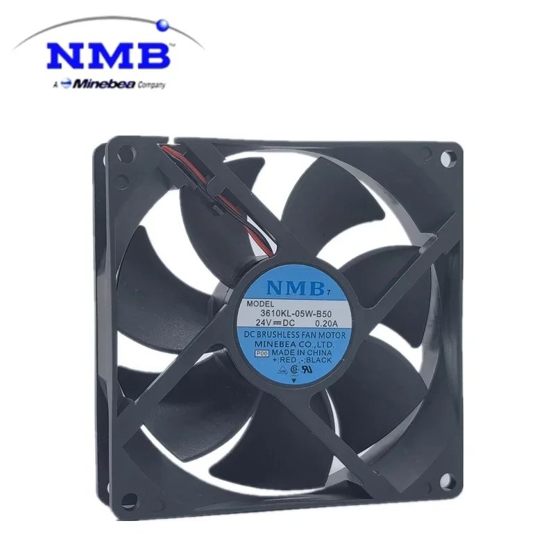 + جديد 9 سنتيمتر ل nmb-mat 3610KL-05W-B50 24 فولت 0.20a 9025 محول التردد الهيكل fan2-pack