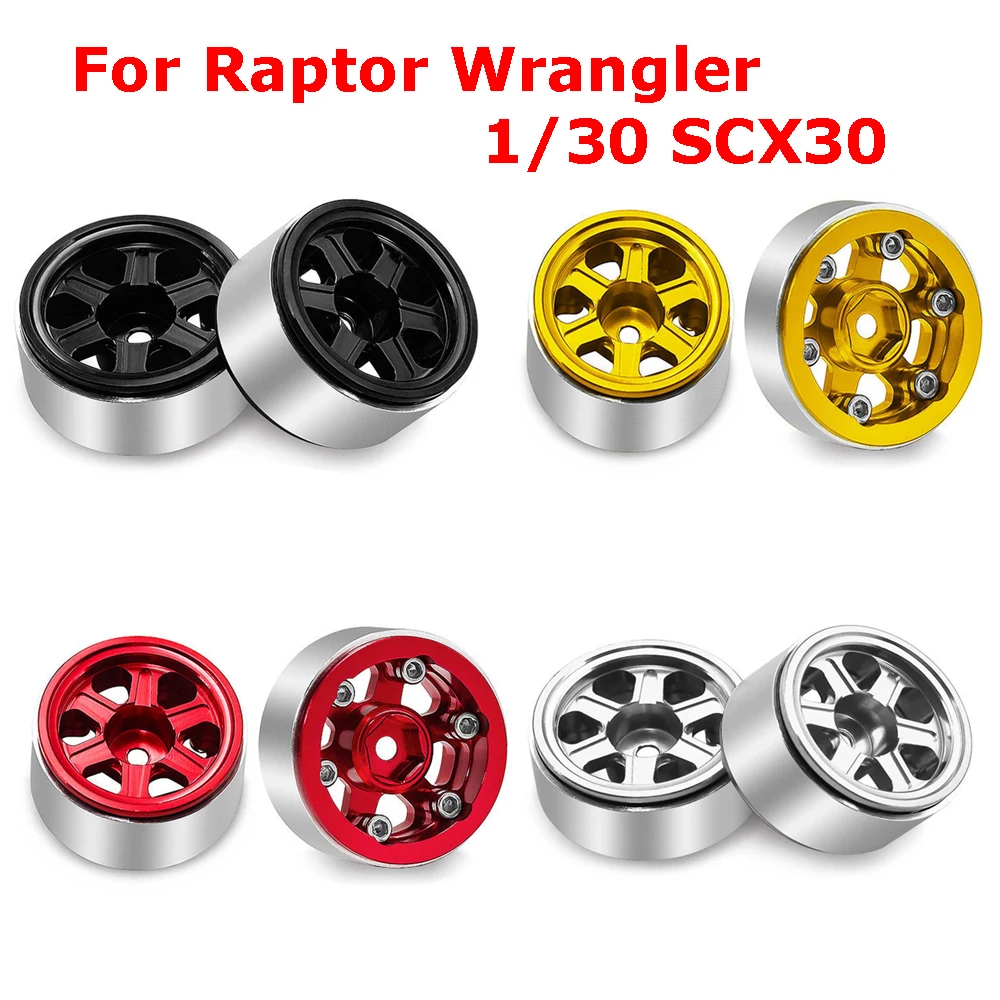 

For Raptor Wrangler 1/30 SCX30 Hub Set 0.7-Inch Aluminum Wheel Hub Offset RC Rock Crawler Accessories