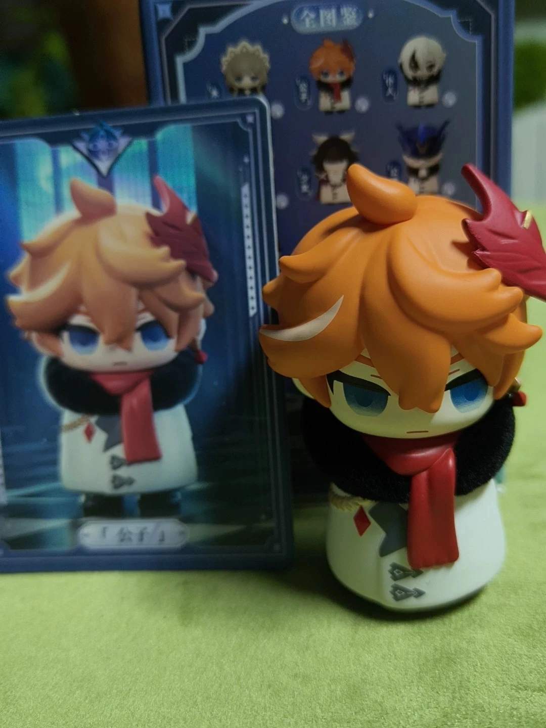 

2025 New Arrival In Stock Genshin Impact Fatui Tartaglia Blind Box Frost Flame Series Q-version PVC Figure Collection