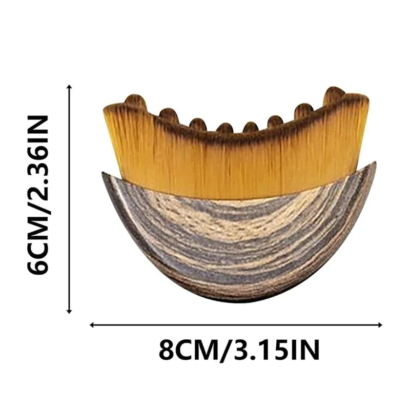 2pcManual Facial Massage Brush Set | Non-Electric Gua Sha & Lymphatic Drainage Tools | Natural Jade Roller & Sculpting Massager