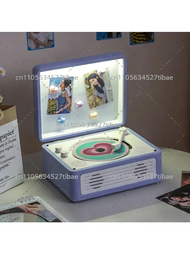 Retro CD Player with Bluetooth 3-in-1 Stereo Record Player and Music Player — High-Quality All-in-One Audio System