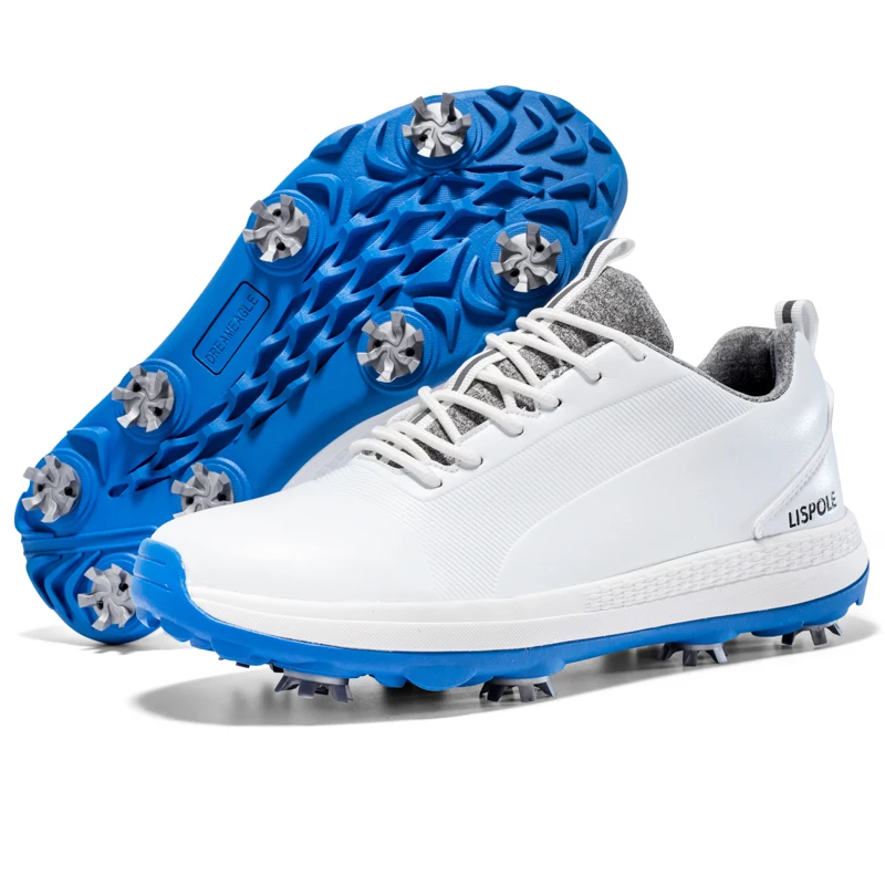 Professzionális men's Golf cipők Vízhatlan esőköpény majd csúszásmentes wear-resistant multi-color sportok cipők Messzemenő méret Golf Tréning cipők