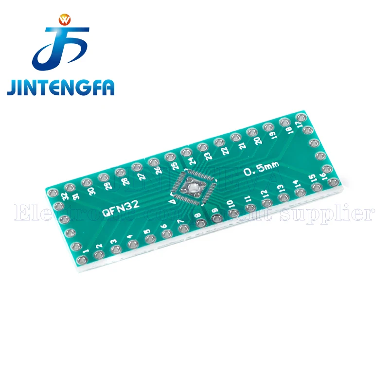 Placa de transferencia DIP Pin, placa adaptadora IC de paso, piezas, QFN32, QFN40, QFN-32, 10 QFN-40, 0,5 MM