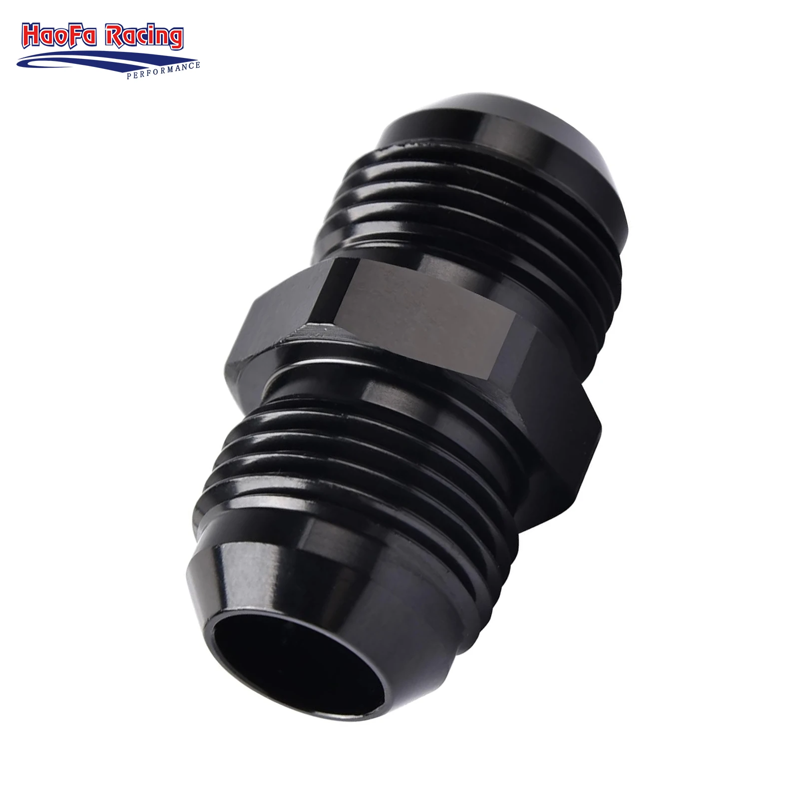 Male To Male AN4 AN6 AN8 AN10 AN12 AN16 Universal Aluminum Flare Union Oil Fuel Hose End Adapter Fitting Straight Connection