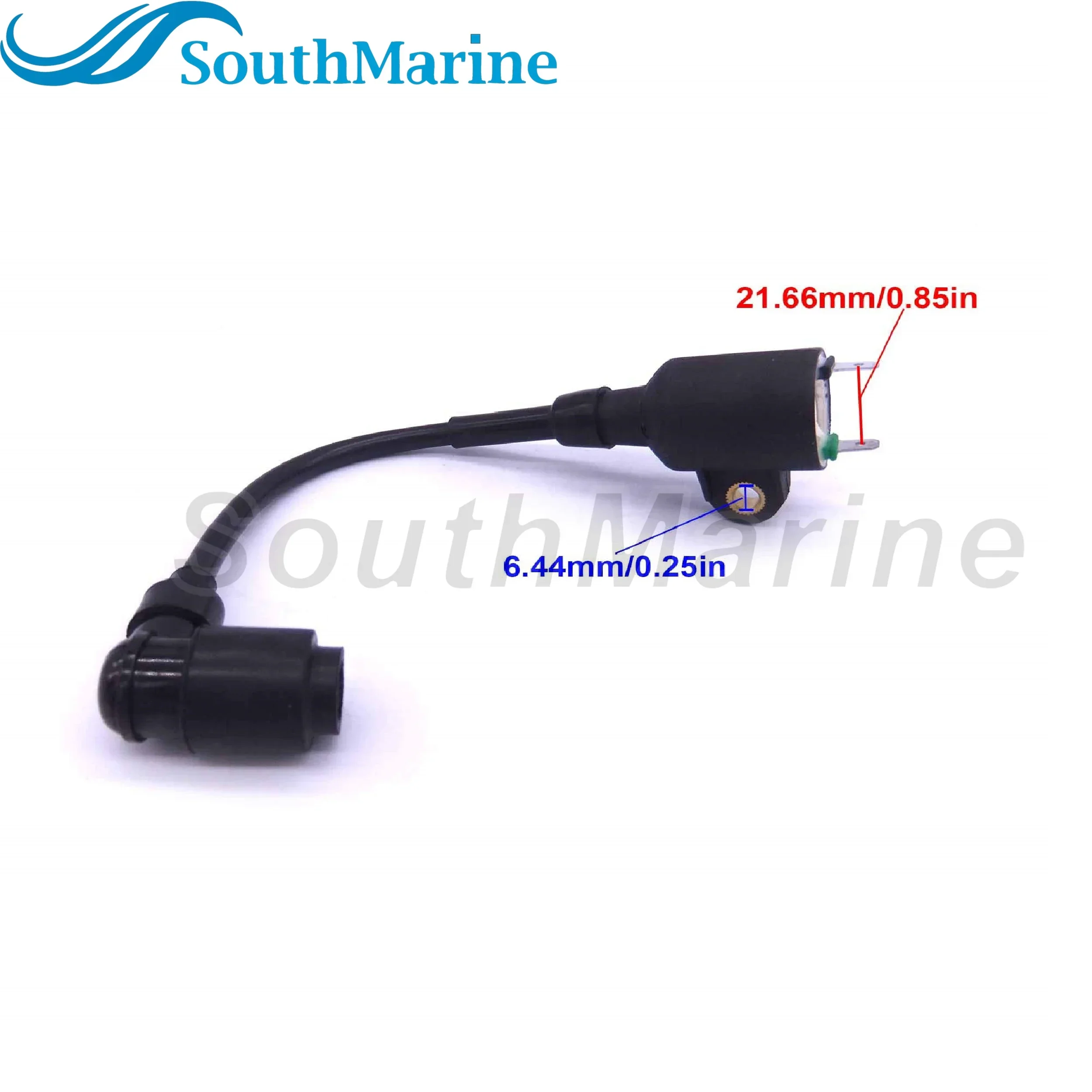 3F0-06153-01 3F0-06153-00 3F0061530M Ignition Coil for Tohatsu Nissan 2 Stroke 3.5HP Boat Engine M3.5B2 M2.5A2
