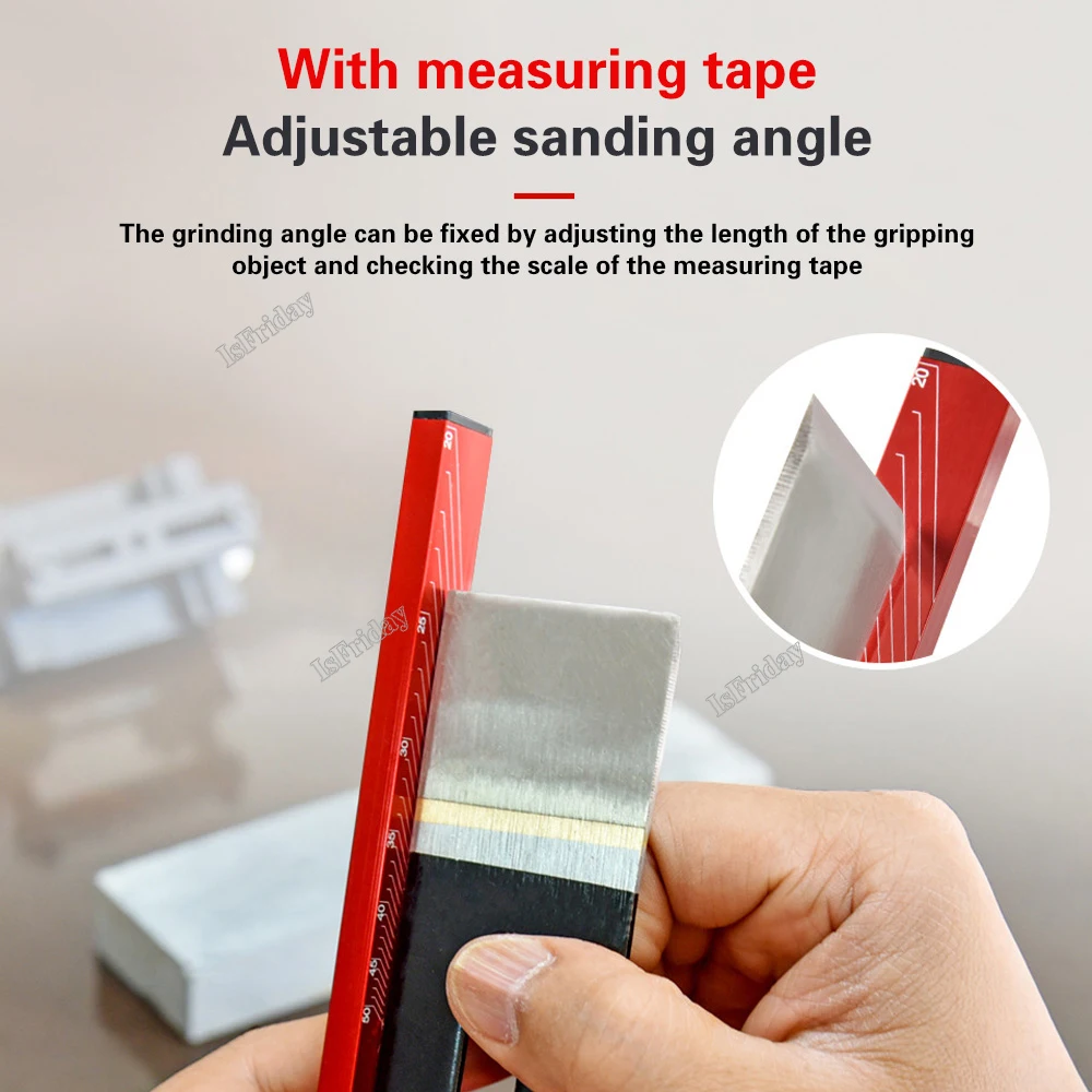 New Aluminum Alloy Sharpener Knife Sharpener Blade for Wood Chisel Honing Angle Guide Sharpening Sharpener Jig Roller