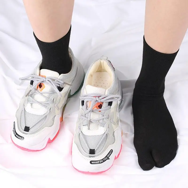 Japanese Style Toe Socks Men And Women Summer Breathable Two Finger Socks Kimono Flip Flop Split Toe Socks