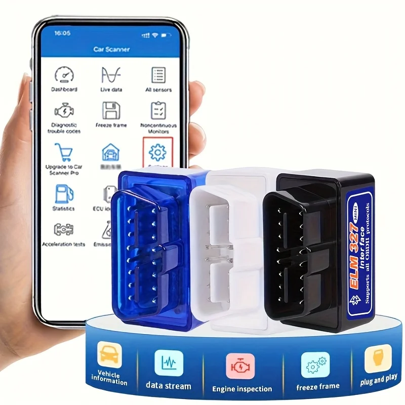 Car Code Scanner, Compact Scanner, Portable Device, Durable, Precision Tool, Diagnostic Equipment, Vehicle Owners, Automotive Technicians