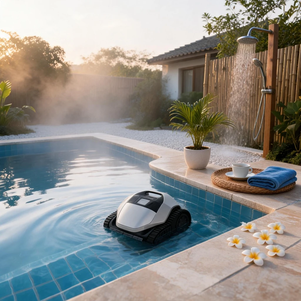 Dreame Z1 Pro Smart Cordless Pool Cleaner Robot 8000GPH Suction Triple Motor Wall Climbing Vacuum Scrubber Inground Pool