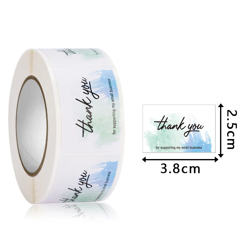 250Pcs Thank You for Your Order Stickers for Envelope Sealing Small Business Decor Stationery Labels for Customer Appreciation