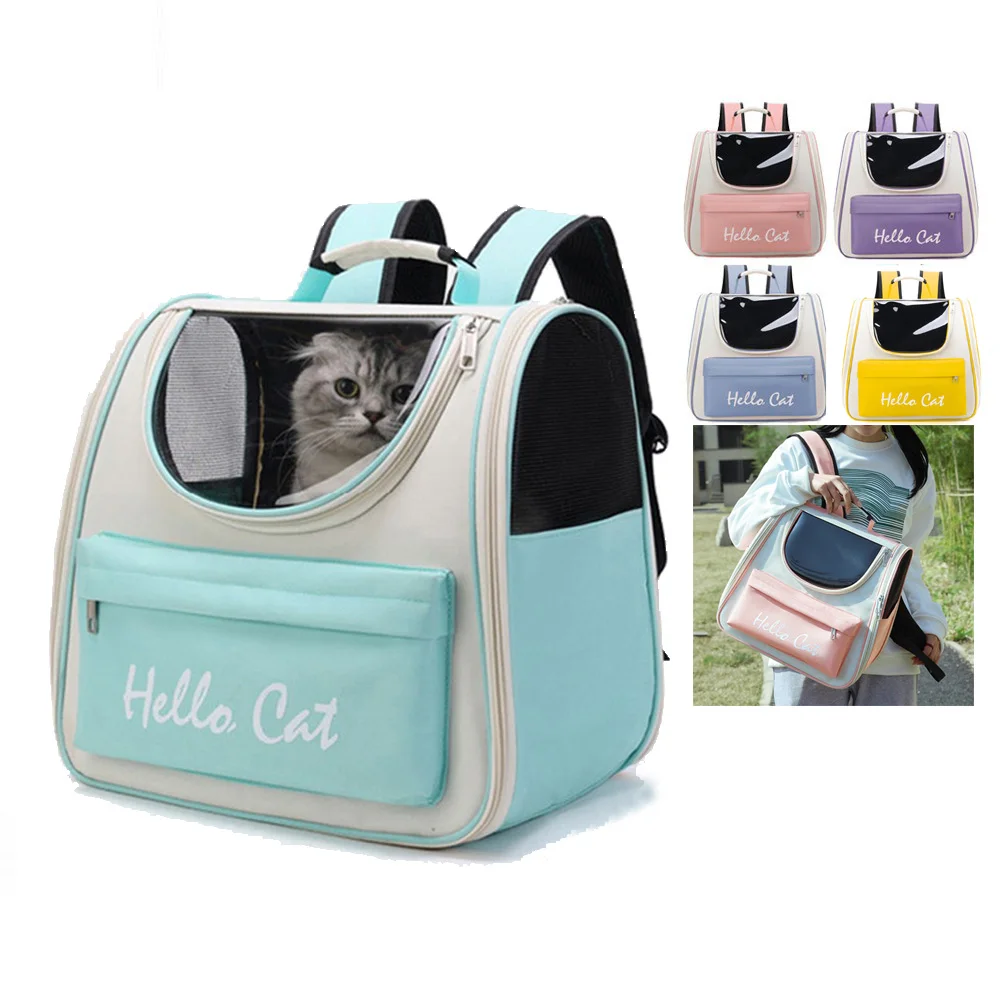 

Portable Pet Carrier Bag Backpack Handbag Small Cats Dogs Outdoor Breathable High-Capacity Kitten Carrying Cat Dog Bag Backpacks