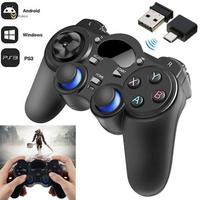 Wireless Game Controller Joystick Gamepad with OTG Converter for PS3 Android TV Box Raspberry Pi 4 Retropie Retroflag NESPi