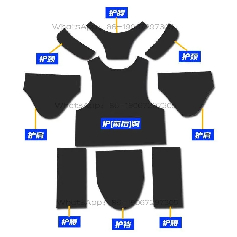

6B45 Full-proof Clothing Lined with Buffer Pads, A Complete Set of Modular Multi-functional Removable Plug-in Boards