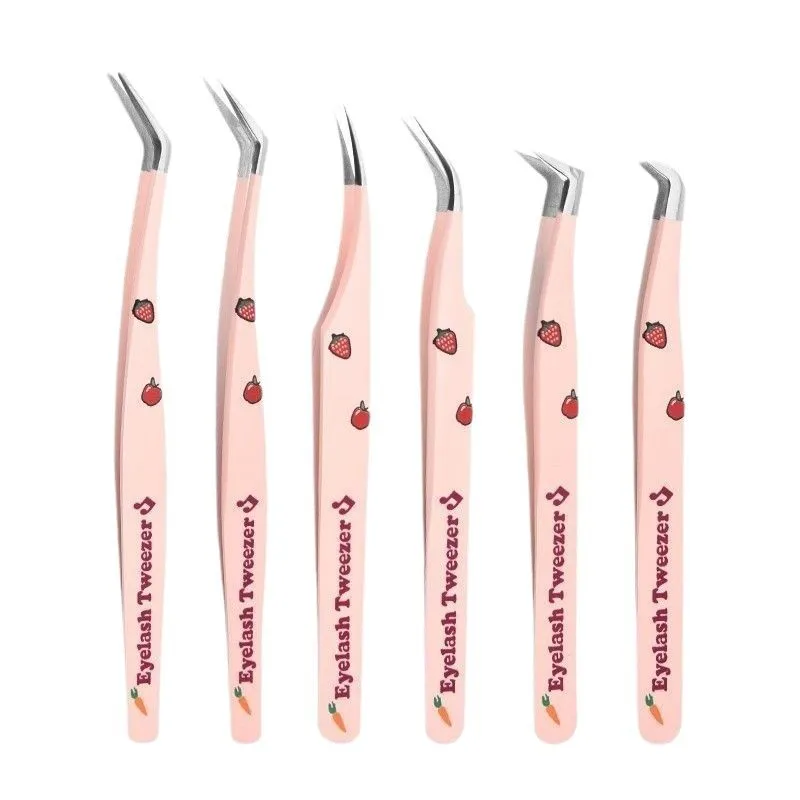20 Stuks Lash Extension Pincet Valse Wimper Rvs Pincet 3D Wimper Lash Extension Pincet Makeup Tools