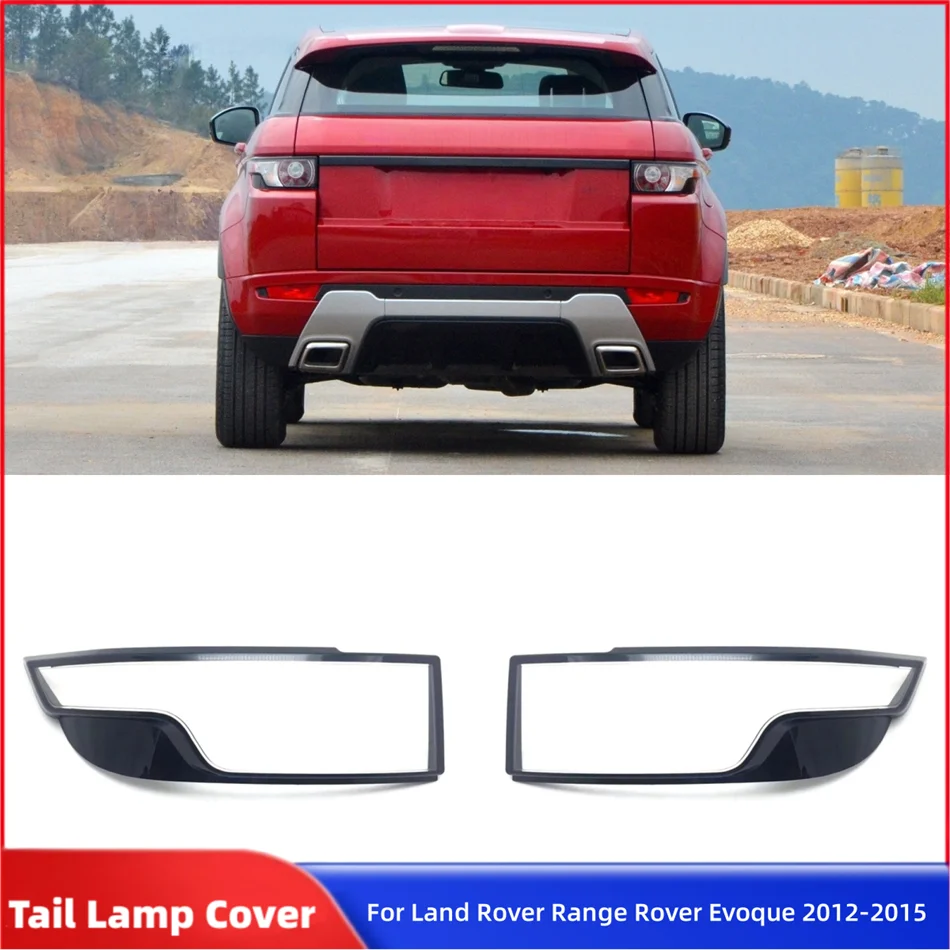 Para land rover range rover evoque 2012 2013 2014 2015 acessórios de luz traseira do carro gadgets lanterna traseira habitação abajur tampas