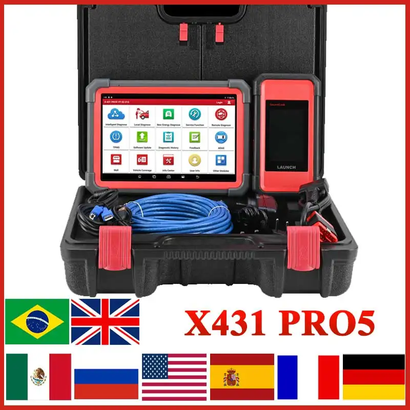 

On Sale - Launch X431 PRO5 Diagnostic Tools ECU Programming Tool with J2534 SmartBox/SmartLink OBD2 Scanner OBDII Launch PRO5