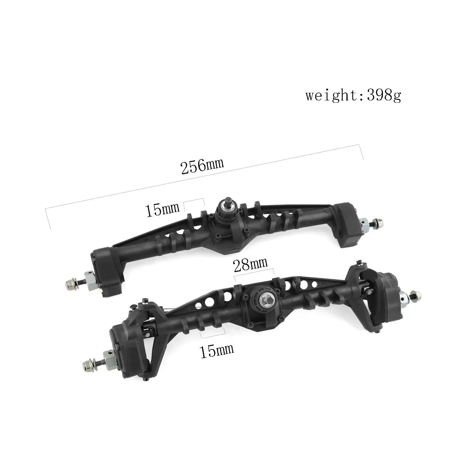 RC Front and Rear Currie F9 Plastic Portal Axle Assemble Housing Case for 1/10 Scale RC Crawler Car Axial Capra UTB10 1.9 UTB