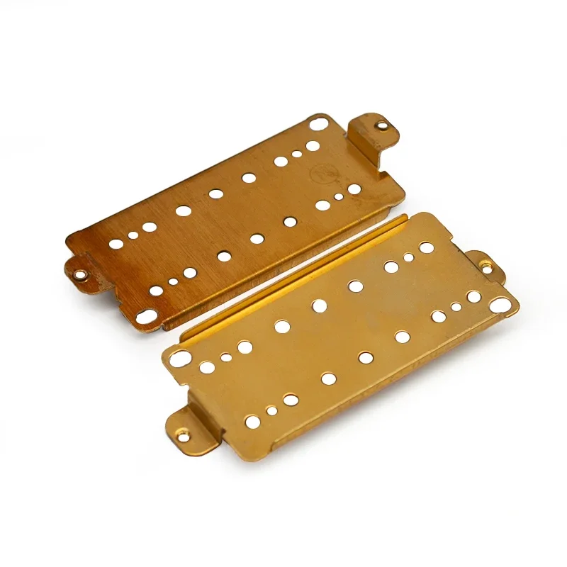 

10 шт. латунная опорная пластина для 7-струнного звукоснимателя с двойной катушкой, латунная опорная пластина хамбакера 58/62 мм, опорная пластина звукоснимателя, детали звукоснимателя