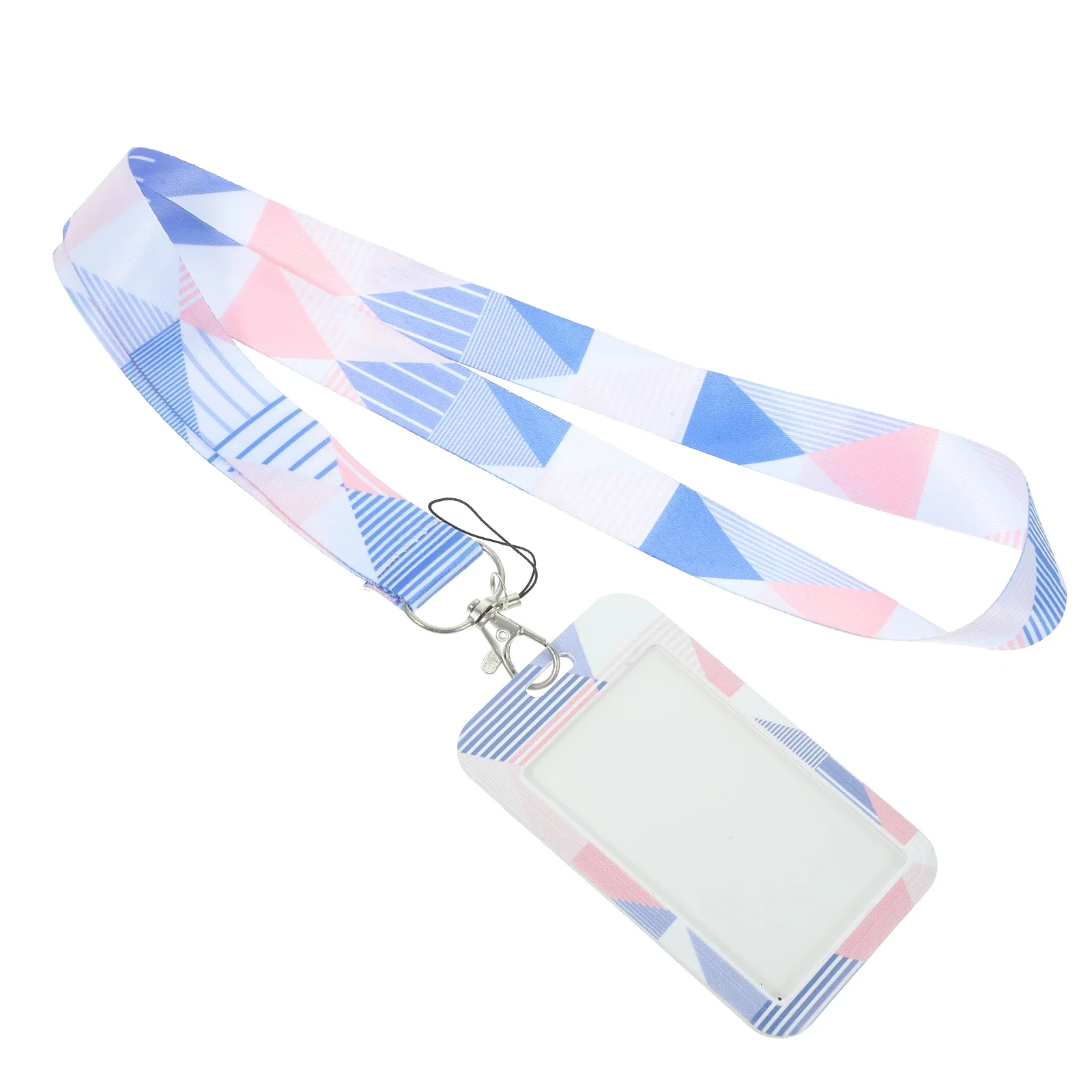 

Lanyard Id Card Cover Badge Holder Portable Safe Storage Multi-Function Card Sleeve Name Tag Protector for Work School Bus Cards