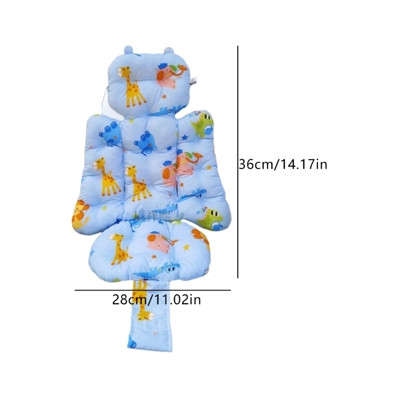 J15U ベビーカーの取り外し可能なデザインのための軽量ポリエステルベビーカー カート シート パッド