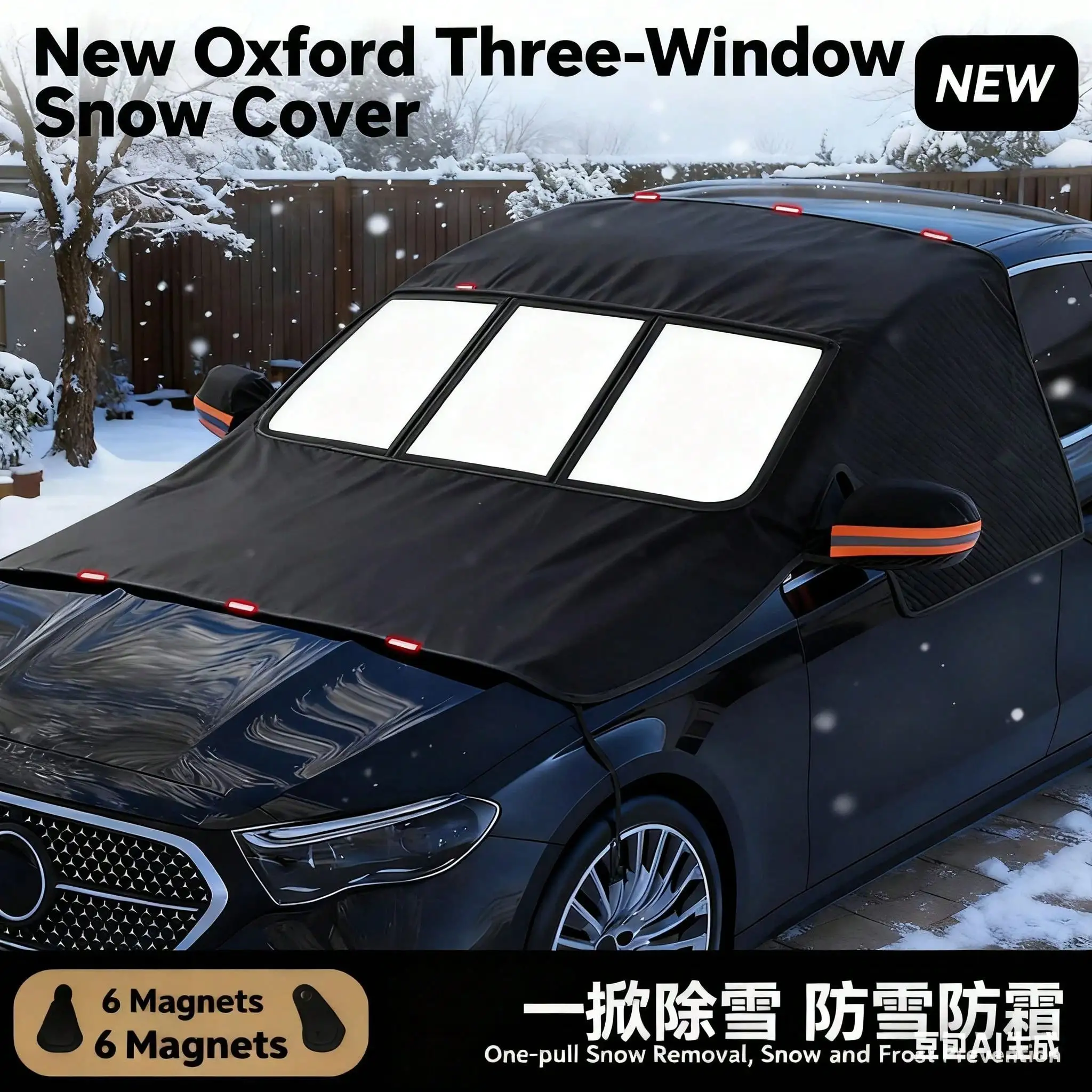 Automotive Oxford Cloth Windshield Snow Cover