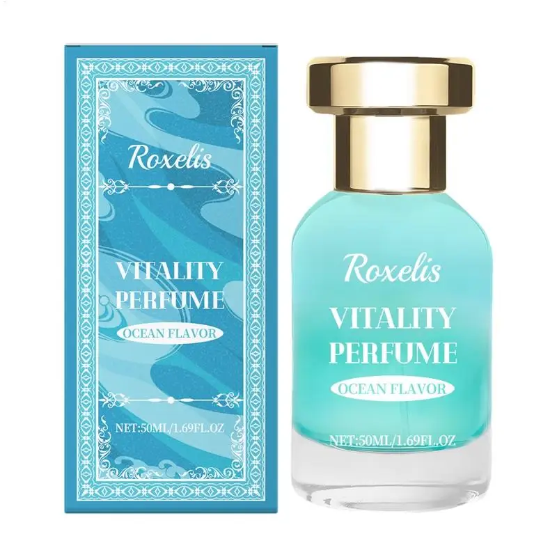 Vaporisateur de parfum longue durée pour femme, parfum corporel portable, Cologne pour la peau, étiquettes de parfum pour les rencontres, vitalité, 50ml