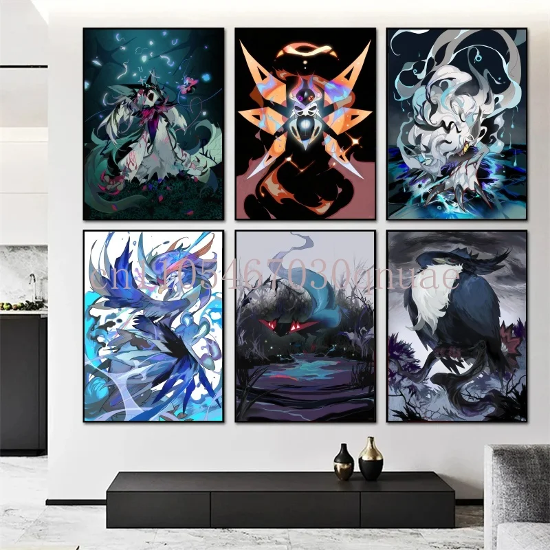

Japenese Classic Anime Pokemon Poster Hd Canvas Prints Home Decoration Paintings for Living Room Poster Canvas Wall Decorative