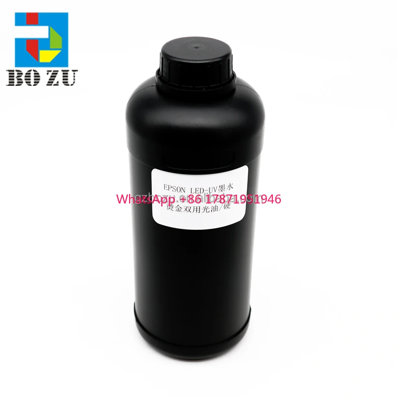 xp600/tx800 uv varnish i3200/i1600/dx5/dx7 hot foil stamping hard uv ink for uv dtf printing machine