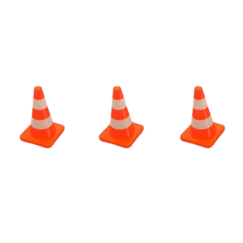 Simulation Warnung Kegel Eis Kegel Straßensperre Größe 25/25/40mm Desktop Dekorationen Modell Landschaft Rc Szene moodware DIY Teile
